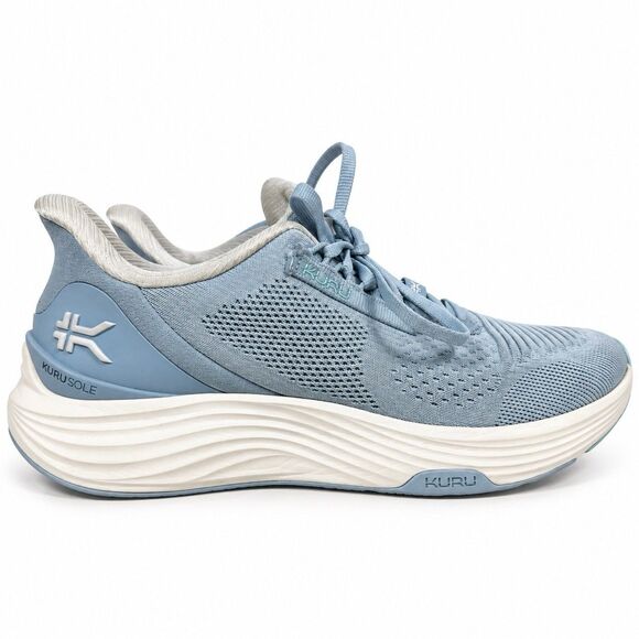 KURU Shoes - Kuru Atom 2 Womens 8 M Blue Walking Shoes Comfort Cushioned Athletic Sneakers